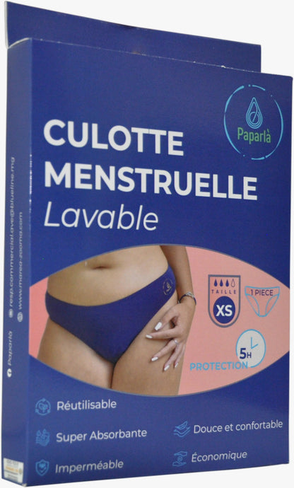 Culotte menstruelle lavable