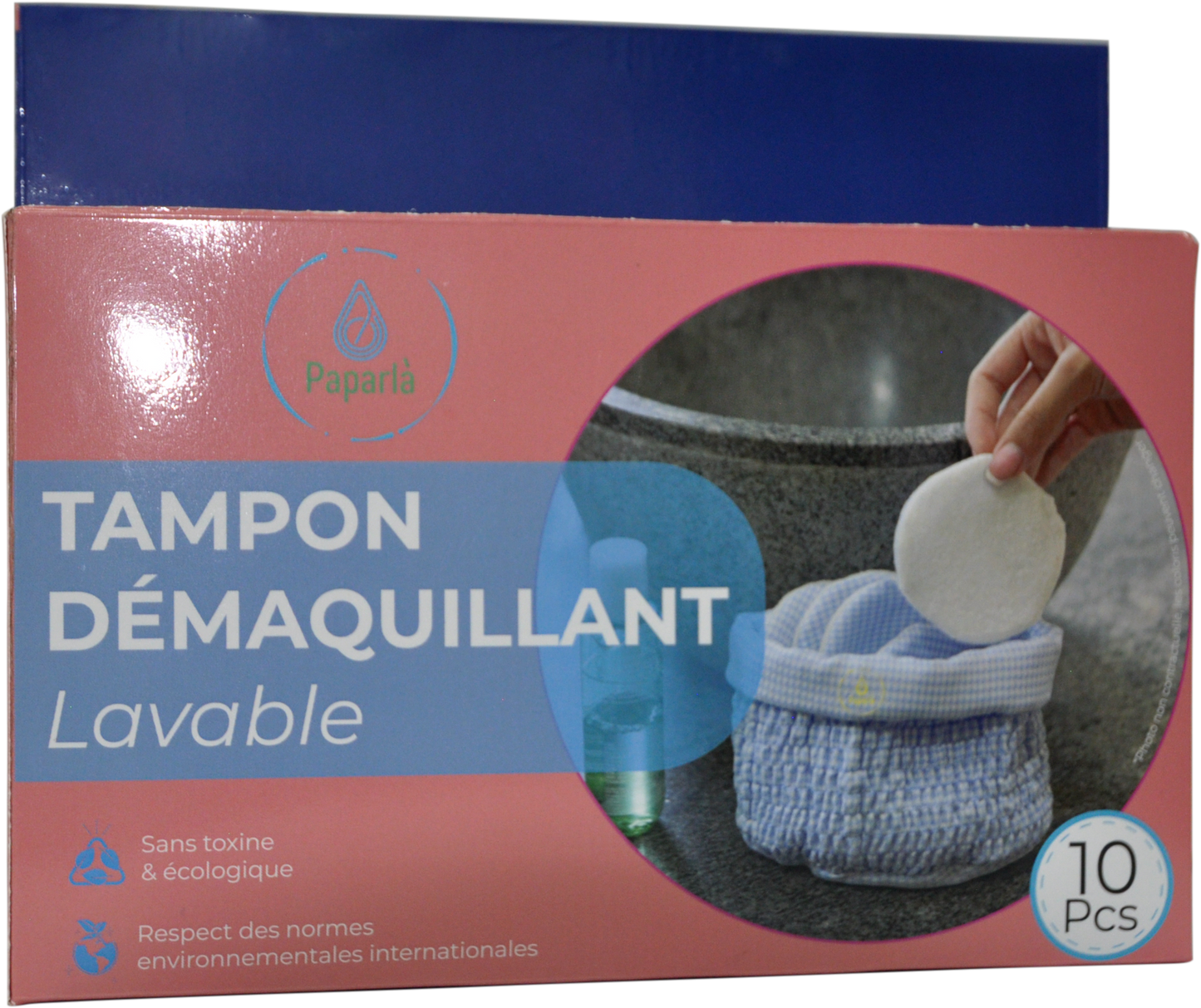 Kit tampons démaquillants lavables